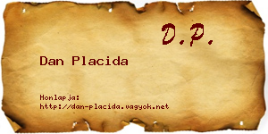 Dan Placida névjegykártya